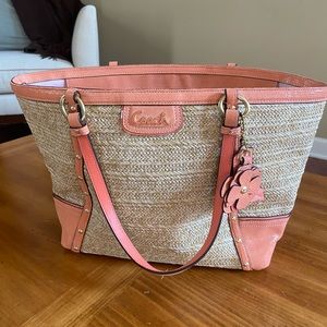 Coach Straw Tote bag